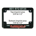 Motorcycle Licence Plate Frame (7 1/2"x5")